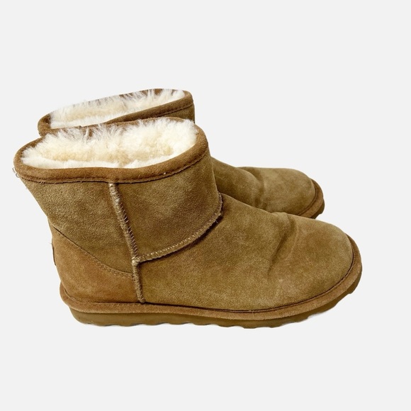 Bearpaw Alyssa Ankle Boots 5 Inch Hickory Wool Blend Lining Warm Size 11 - Picture 3 of 7